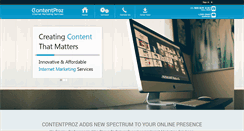 Desktop Screenshot of contentproz.net